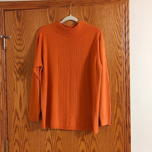 Fashion Bug Orange Sweater - Picture 1 of 3